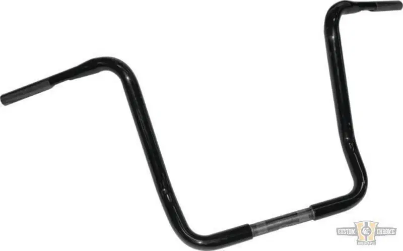 Manubrio Ape Hanger 1-1/4" alto 16" FLHT nero Fat 