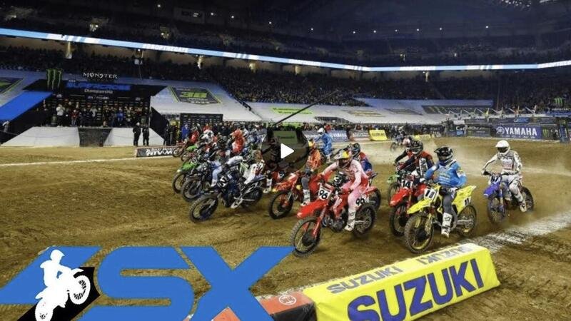 Supercross, impazza lo show a Detroit, highlights 250 e 450 [VIDEO]