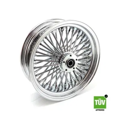 Ruota posteriore cromata Big Spoke 48 raggi 16&rdquo;x 5 