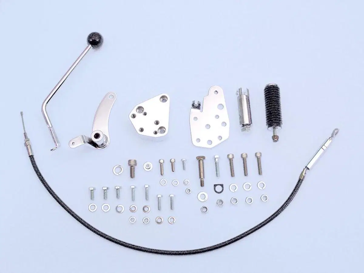 Kit cambio a mano cromato per Softail FXST dal 200 