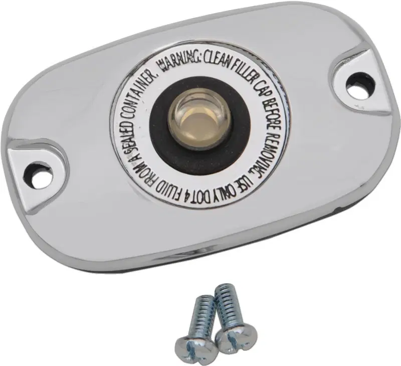 Coperchio cromato pompa freno posteriore per Softa Drag Specialties