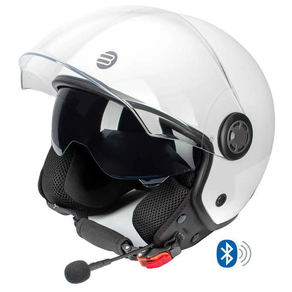 Casco jet Befast Rapid Connect III (con interfono integrato) (4)