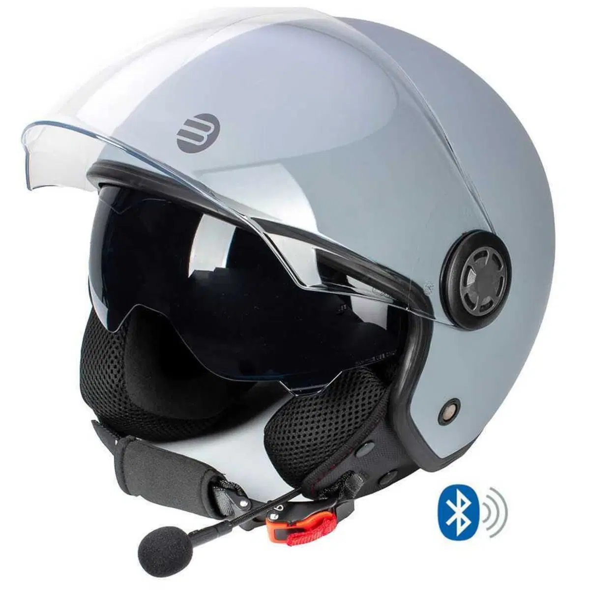 Casco jet Befast Rapid Connect III (con interfono integrato) (17)