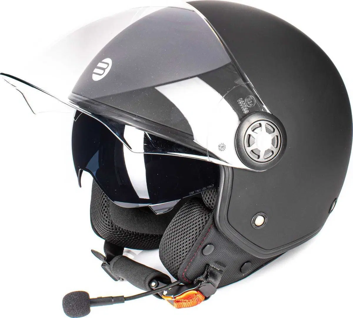 Casco jet Befast Rapid Connect III (con interfono integrato) (18)
