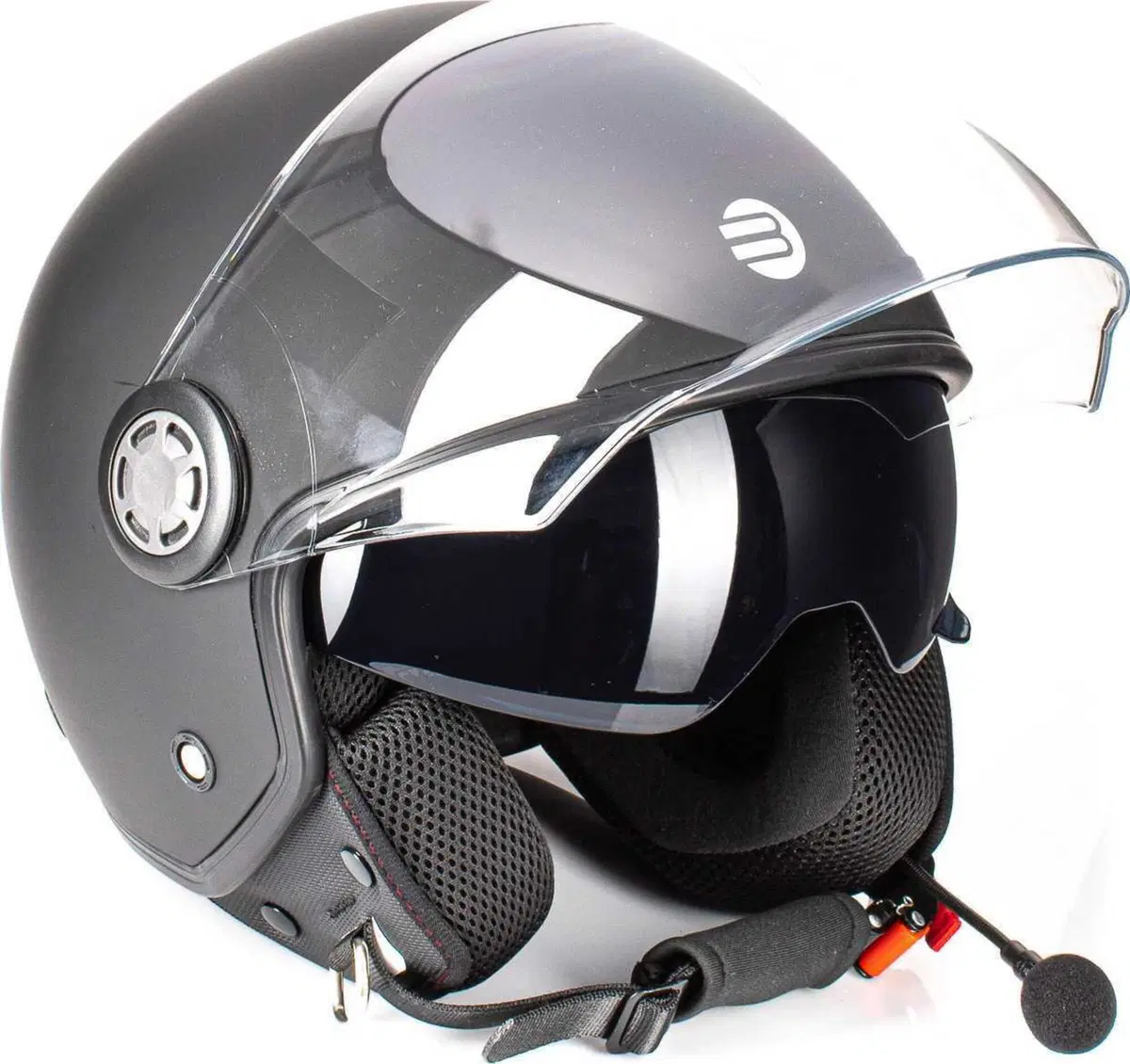 Casco jet Befast Rapid Connect III (con interfono integrato) (20)