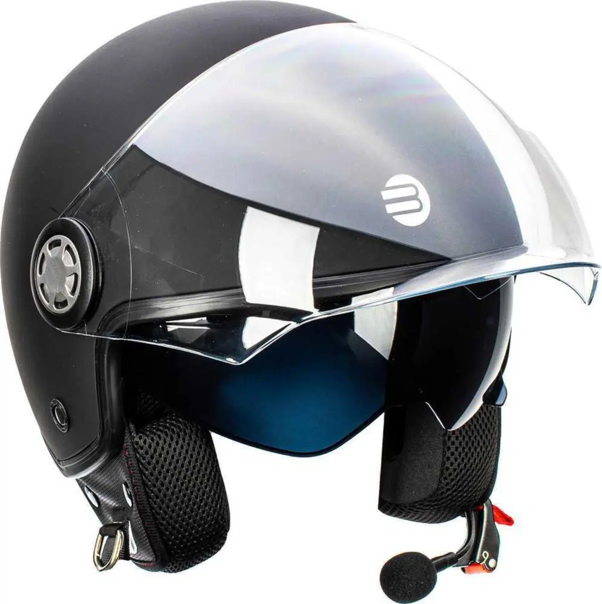 Casco jet Befast Rapid Connect III (con interfono integrato) (28)