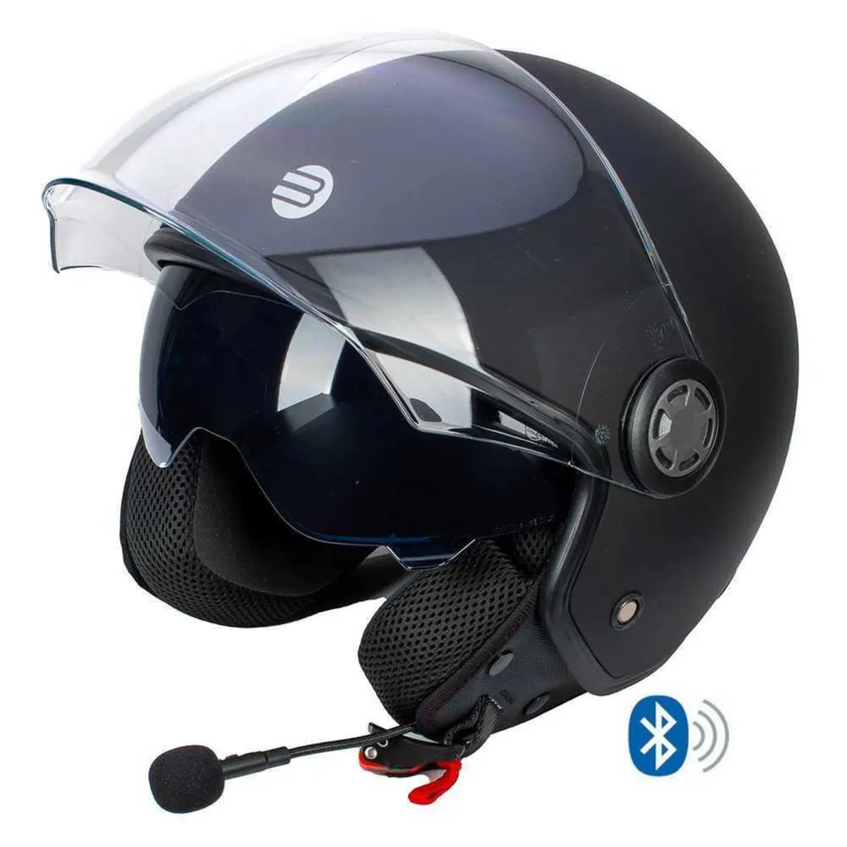 Casco jet Befast Rapid Connect III (con interfono integrato) (29)