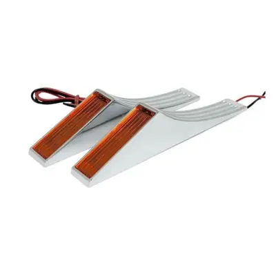 frecce a lampadina Vision cromate lente arancio no 