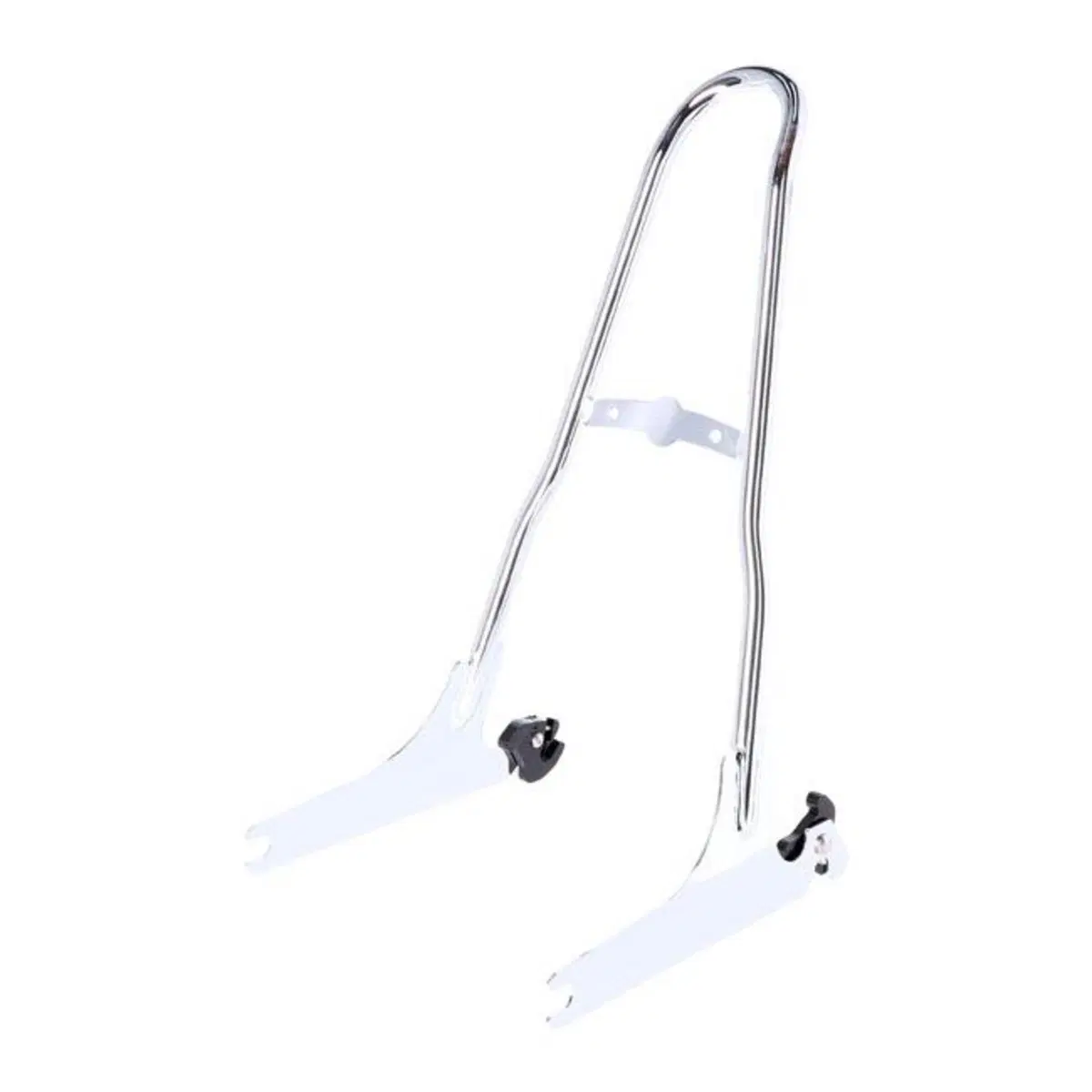 Schienalino cromato a sgancio rapido alto 21" per 