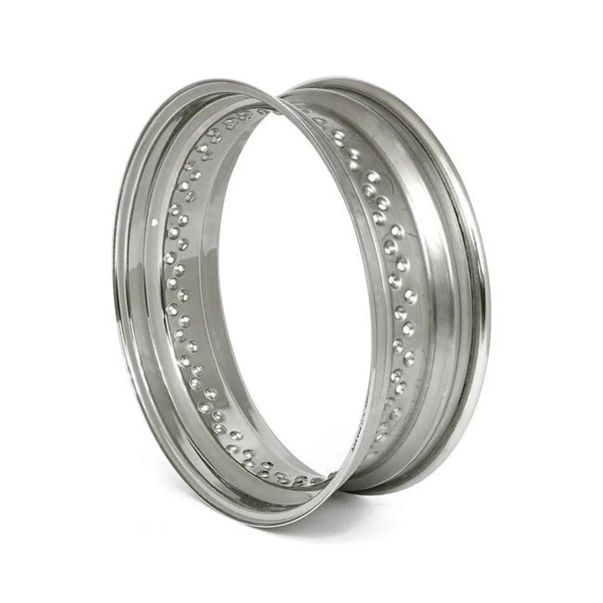 Cerchione 16x5.50 - 80 fori - inox lucido TTS 
