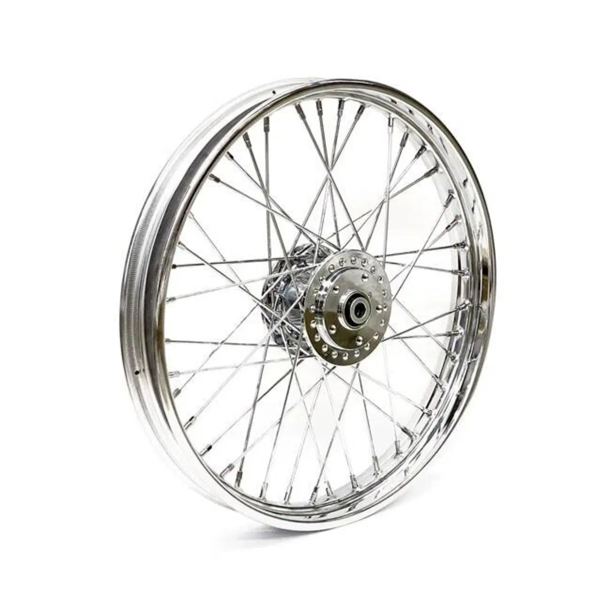 Ruota anteriore a 40 raggi cromata 21x2,15 Per Dyn 