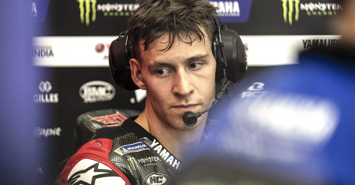 MotoGP 2024. Fabio Quartararo &egrave; piuttosto preoccupato: "Non ho dormito la notte scorsa"