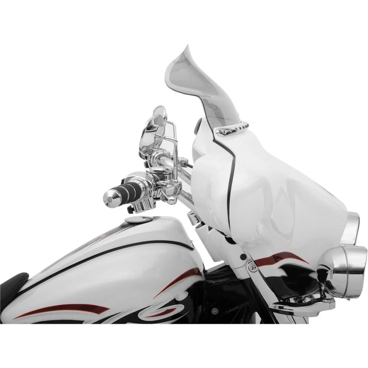 Parabrezza Klock Werks Flare fumè alto 21 cm per T