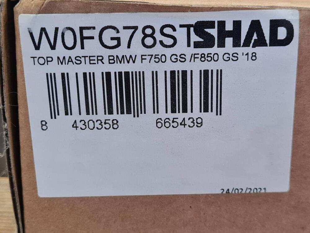 Kit portapacchi BMW F750 GS- F850 GS Shad (4)