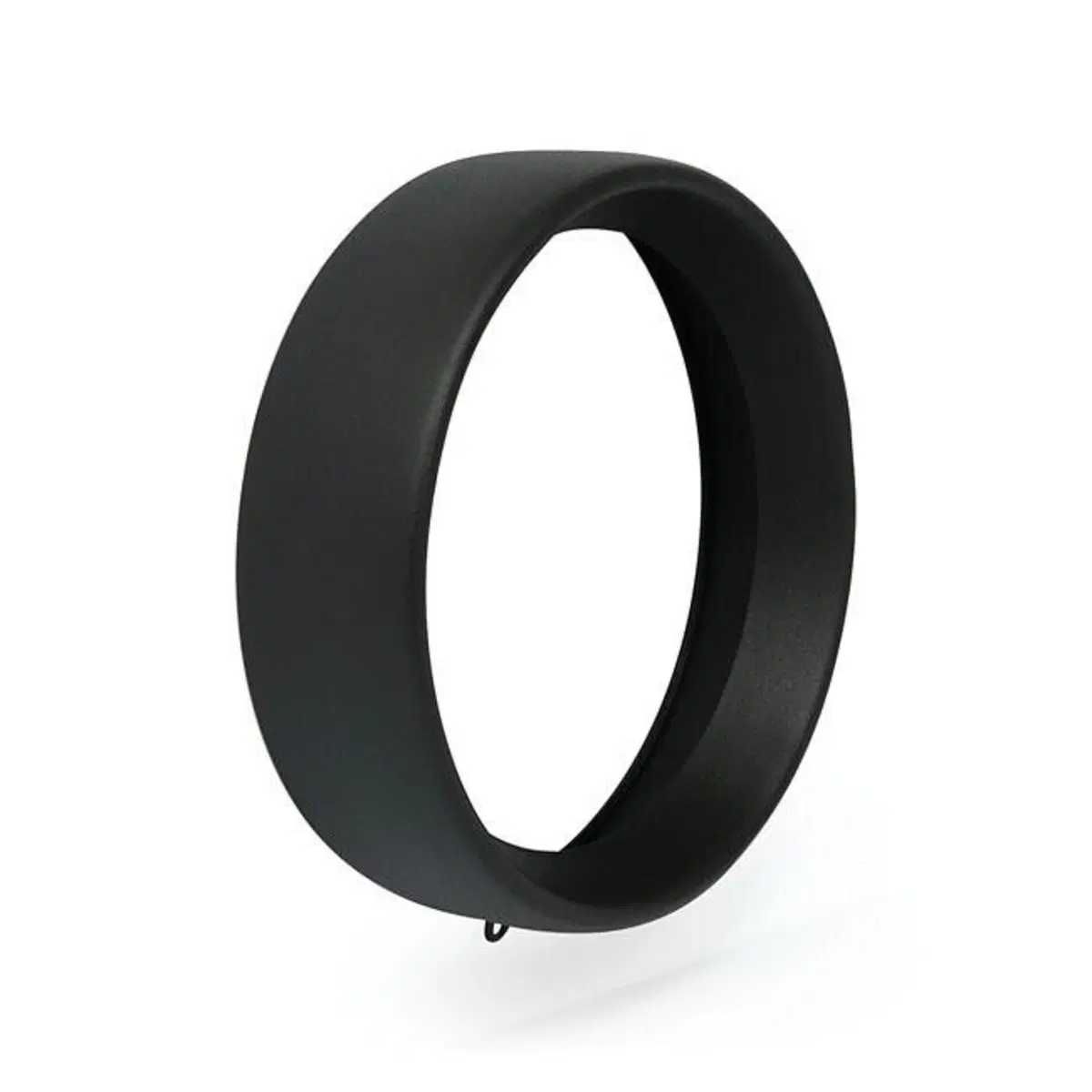 Ghiera per faro da 7” Recessed nera grinzata per S 
