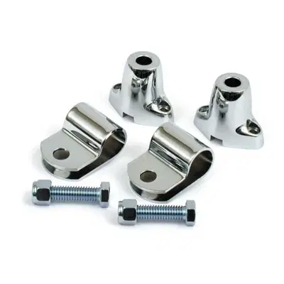 kit supporti fari supplementari cromato per FL dal 