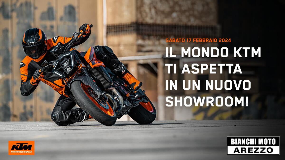 K Arezzo by Bianchi Moto apre sabato 17 febbraio il nuovo salone