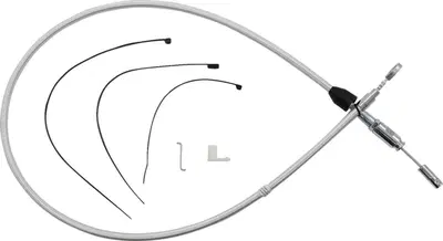 Cavo frizione superiore cromo/cromo lungo 132 cm p 