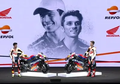 MotoGP 2023. Ecco la prima Honda D.M. di Luca Marini e Joan Mir (e c'è meno sponsor!) [GALLERY]