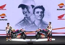 MotoGP 2023. Ecco la prima Honda D.M. di Luca Marini e Joan Mir (e c'è meno sponsor!) [GALLERY]