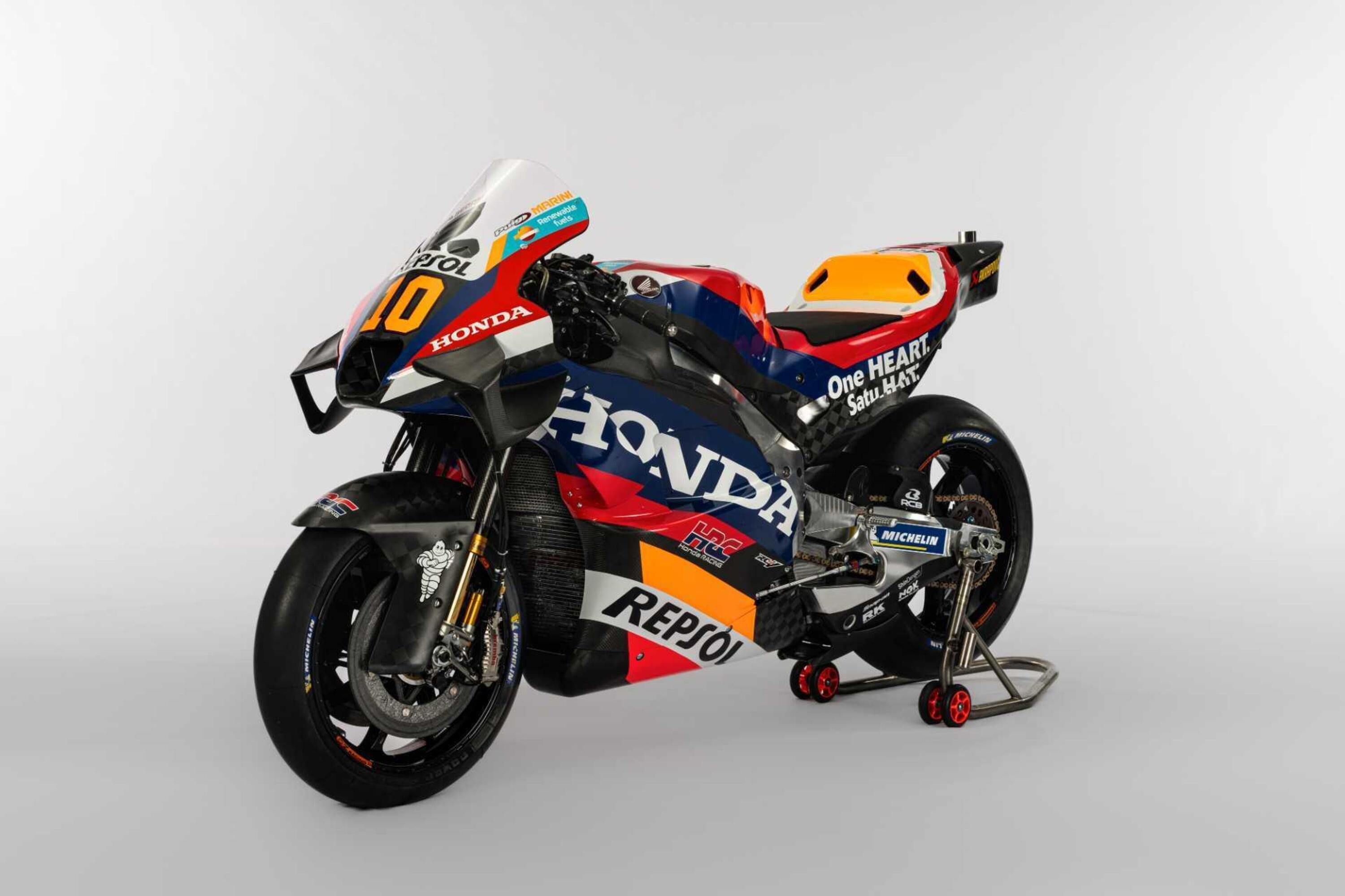 MotoGP 2023. Ecco la prima Honda D.M. di Luca Marini e Joan Mir (e c&#039;&egrave; meno sponsor!) [GALLERY]