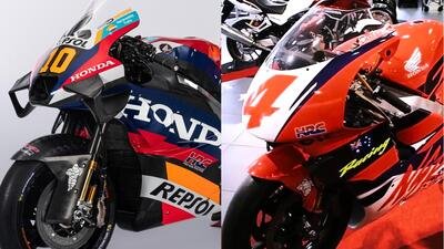 MotoGP 2024. HRC, ritorno al&hellip; rosso, blu e bianco? Mmmh... Confronto tra la nuova RC213V e la NSR 500 di Mick Doohan