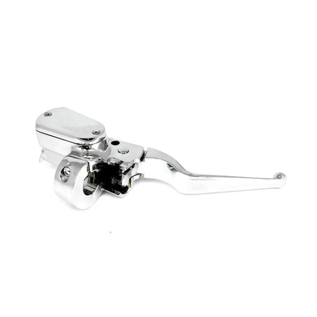 Pompa freno stile OEM cromato per disco singolo pe 