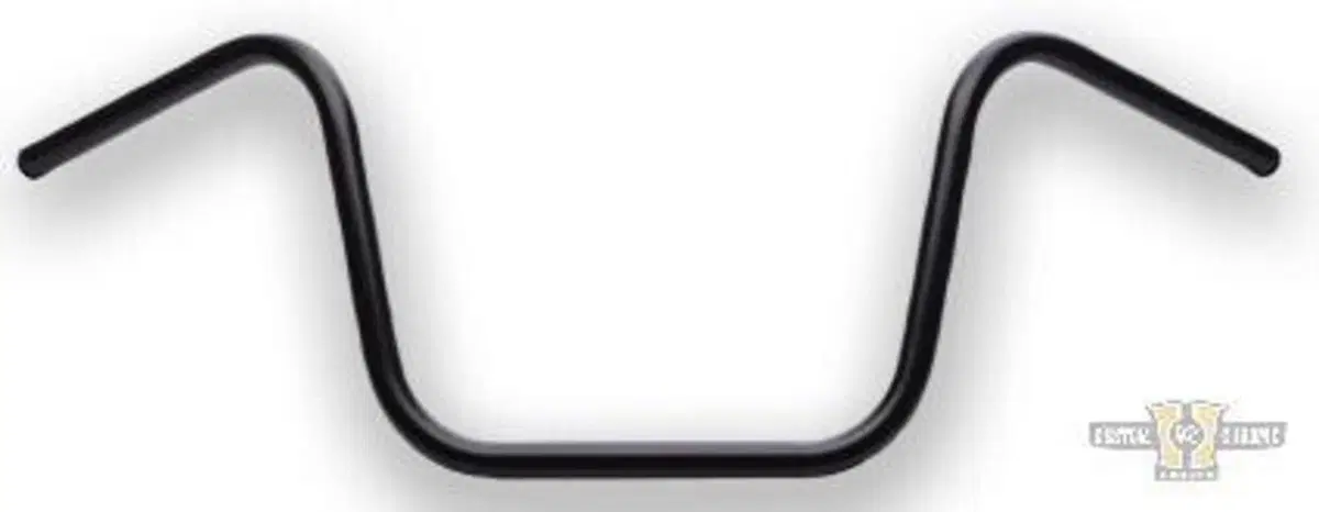 Manubrio Ape Hanger 1" alto 12" nero con fossette 