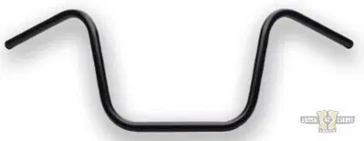 Manubrio Ape Hanger 1" alto 12" nero con fossette 