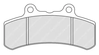 Pastiglie anteriori organiche per Buell 94-97 Ferodo