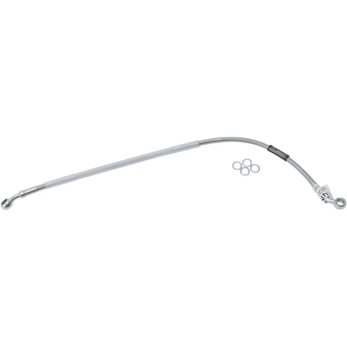 Tubo freno post treccia inox FL, FLH 73-82 da racc Goodridge