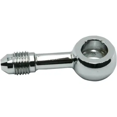 Raccordo cromato 7/16" AN-3 dritto (diametro 11mm) 