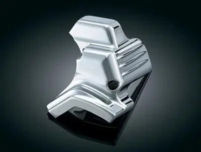 Coperchio motorino avviamento cromato per Touring 