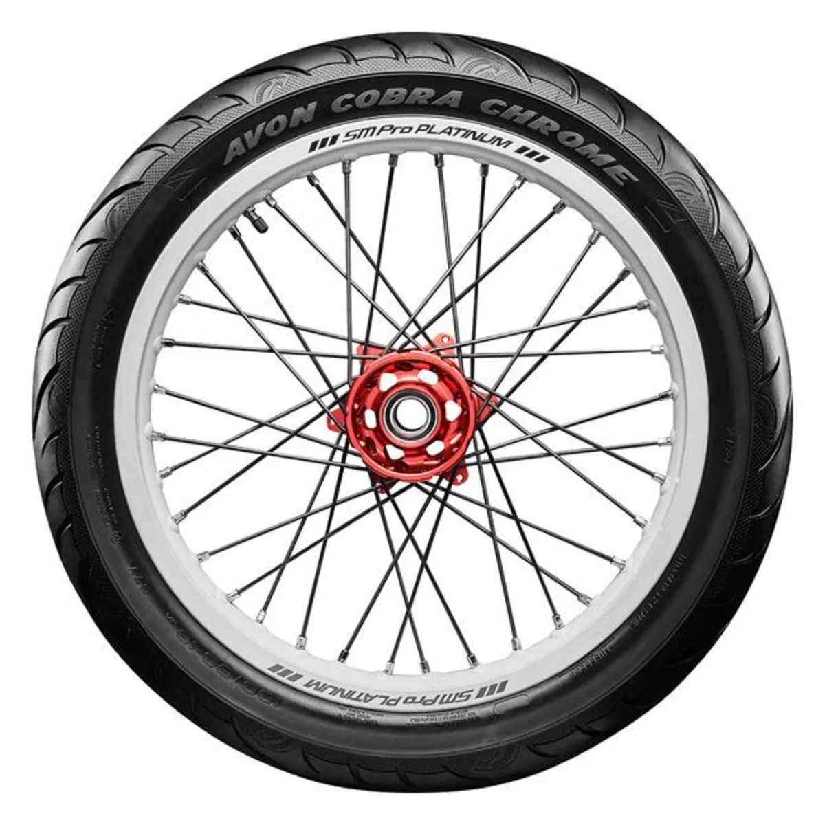 Pneumatico anteriore Avon Cobra Chrome 100/90-19 5