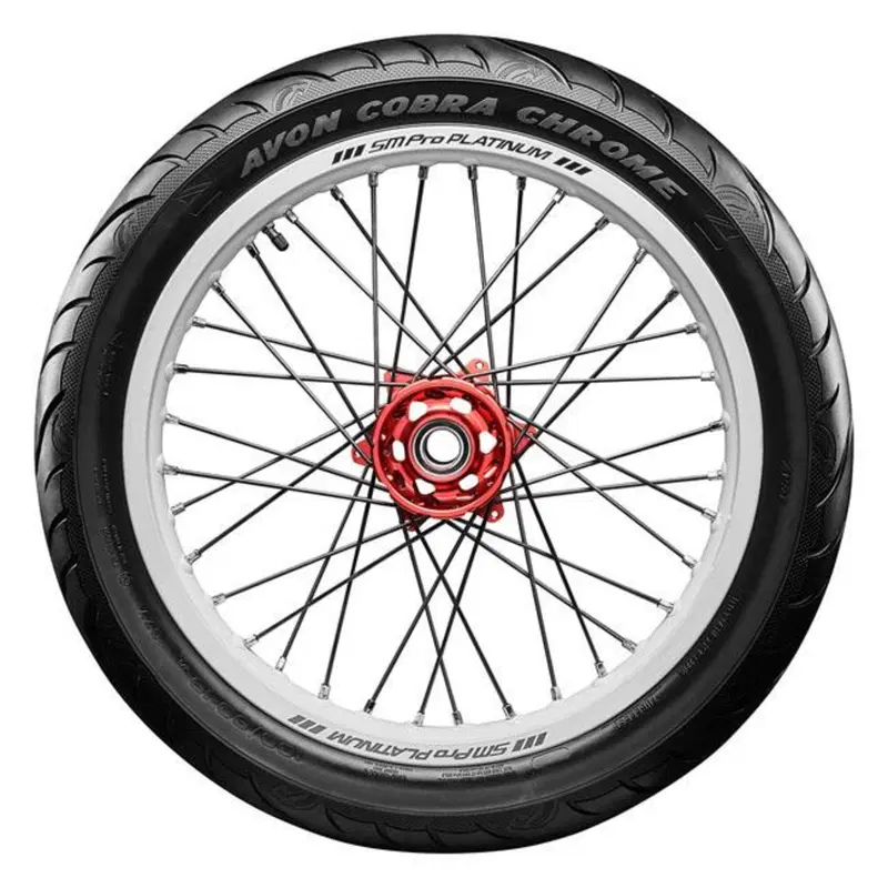 Pneumatico anteriore Avon Cobra Chrome 100/90-19 5