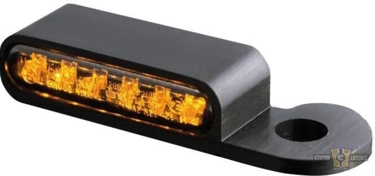 Frecce anteriori LED Omologate nere Heinz Bikes so 