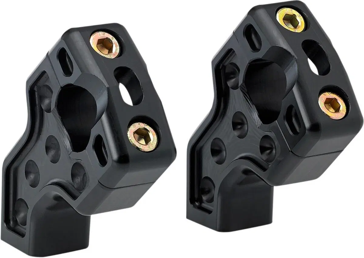 Riser alti 2" pullback neri per manubri da 1" Joker Machine
