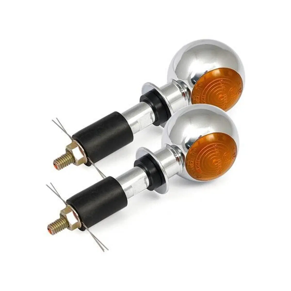 Frecce da manubrio Mini BullsEye cromate lenti ara 