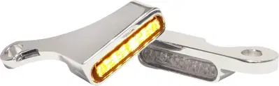Frecce anteriori LED Omologate cromate Heinz Bikes 