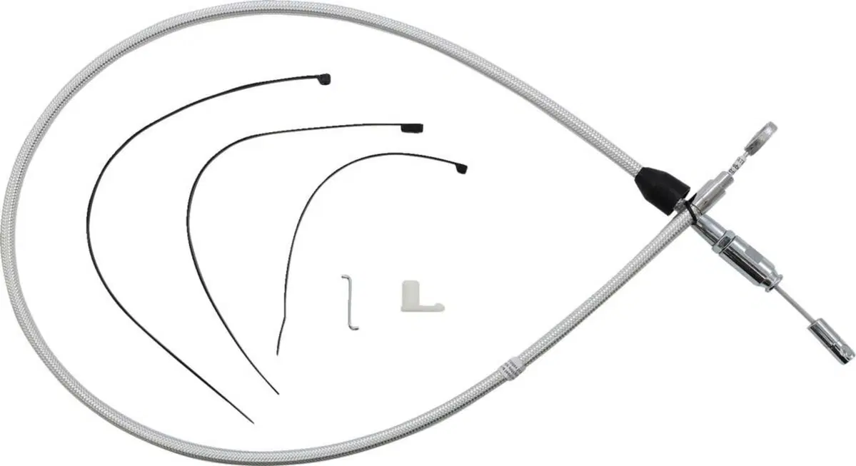 Cavo frizione superiore cromo/cromo lungo 100 cm p 