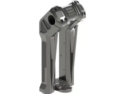 Riser neri Club Style Rick's alti 7&rdquo; per manubri d 