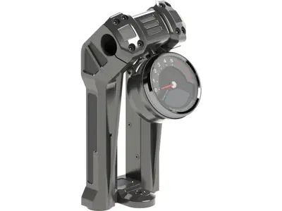 Riser neri Club Style Rick's alti 8,5&rdquo; per manubri 