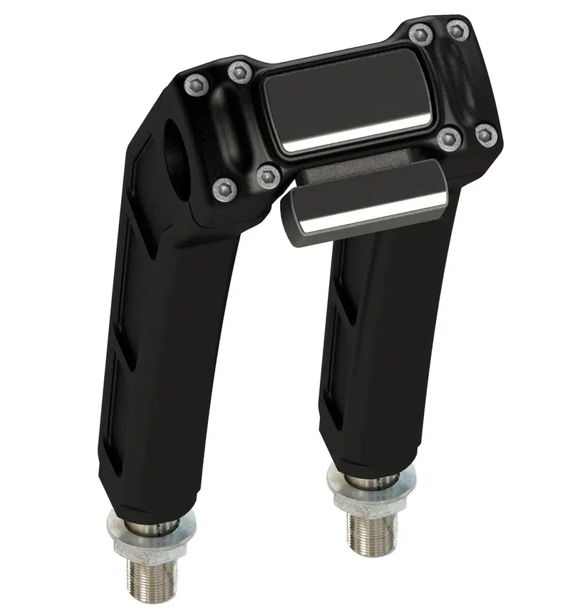 Riser neri Clubstyle Thunderbike alti 9” per manub