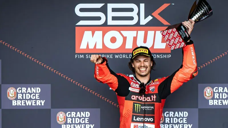 SBK 2024. GP d'Australia. Nicol&ograve; Bulega: &ldquo;I primi andavano piano e allora me ne sono andato&rdquo;