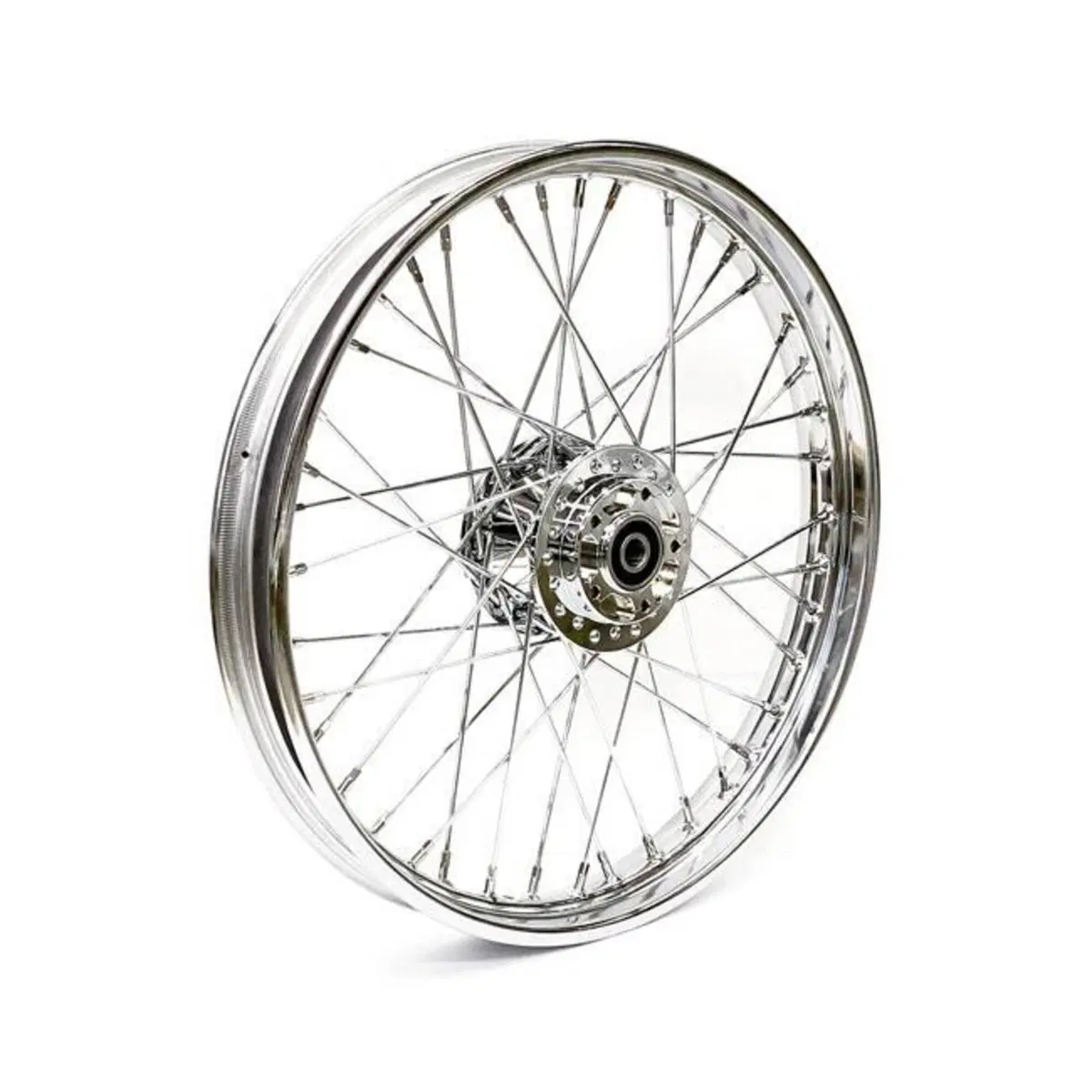 Ruota anteriore a 40 raggi cromata 21x2,15 per Dyn 