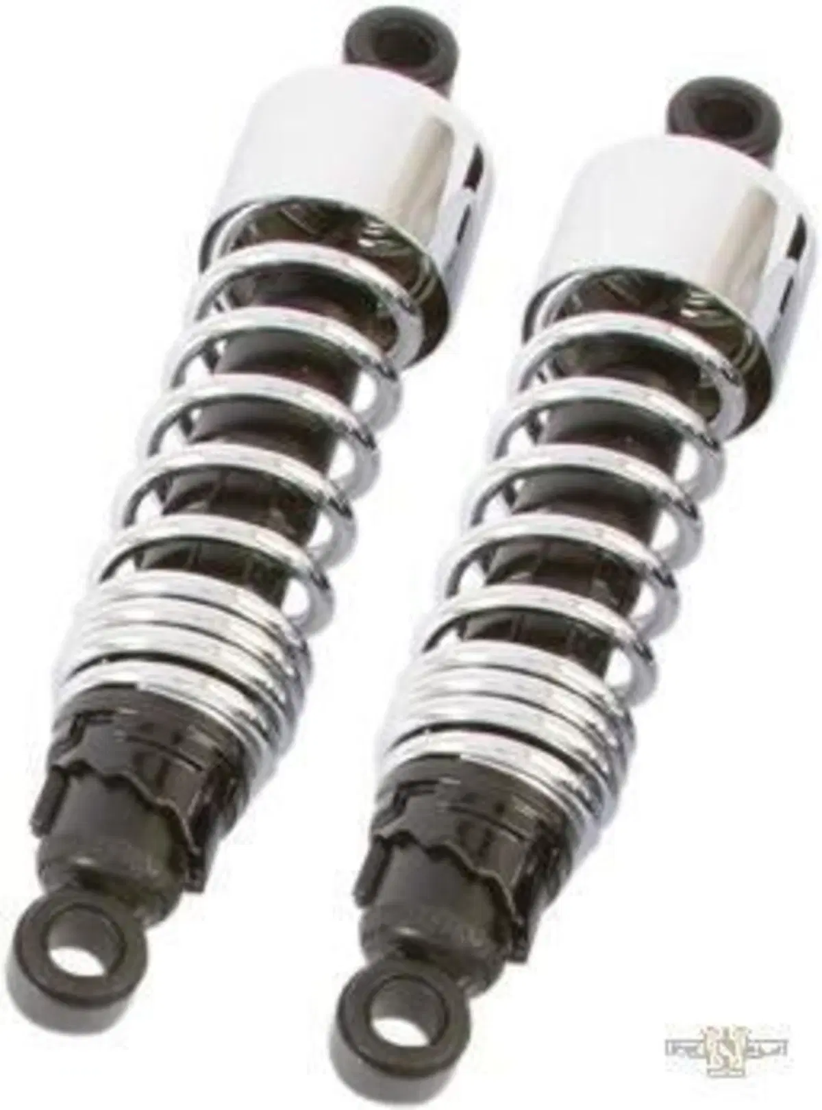 Ammortizzatori 10,5''cromati Burly Slammer per FL 