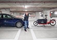 Si può sostituire l'auto con una E-bike cargo?