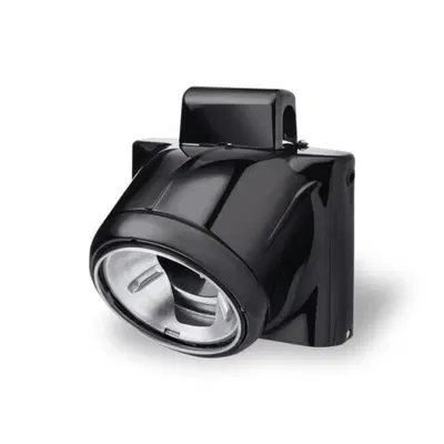 Kit conversione faro nacelle nero per Softail Heri 