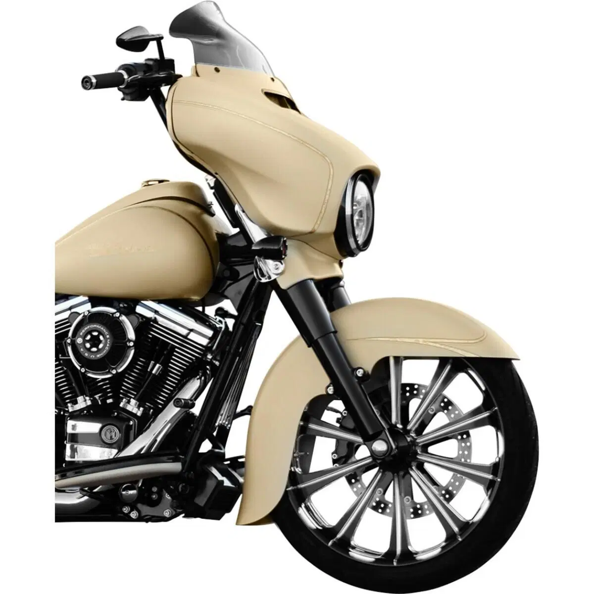 Parabrezza Klock Werks Flare fumè scuro alto 21 cm