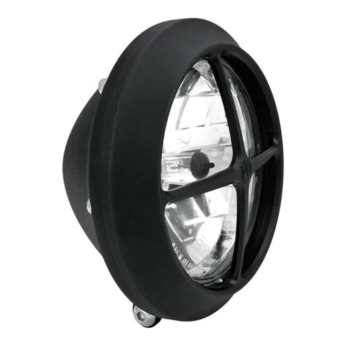 Faro anteriore 5 3/4''Cross Bar omologato nero Performance Machine